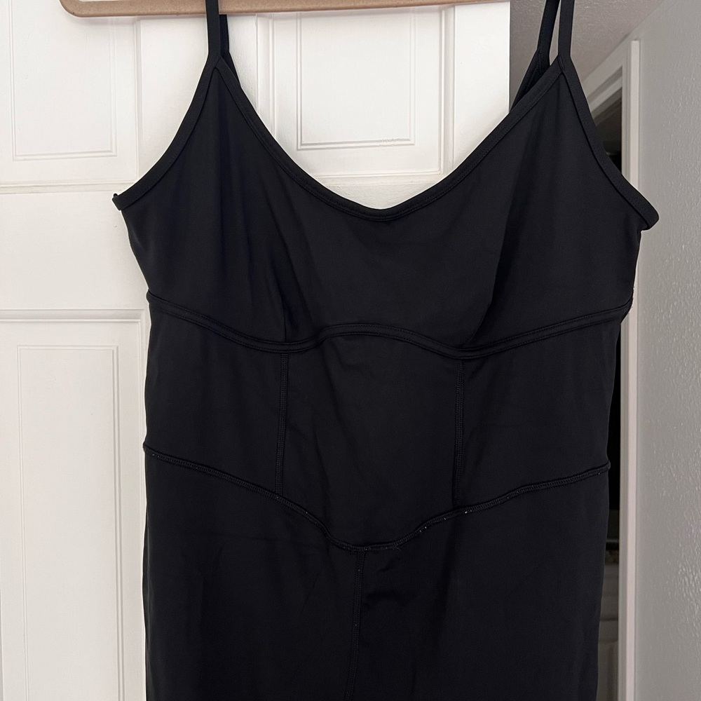 Black Women's Wide-Leg Jumpsuit with Spaghetti Straps XL - Picture 2 of 2